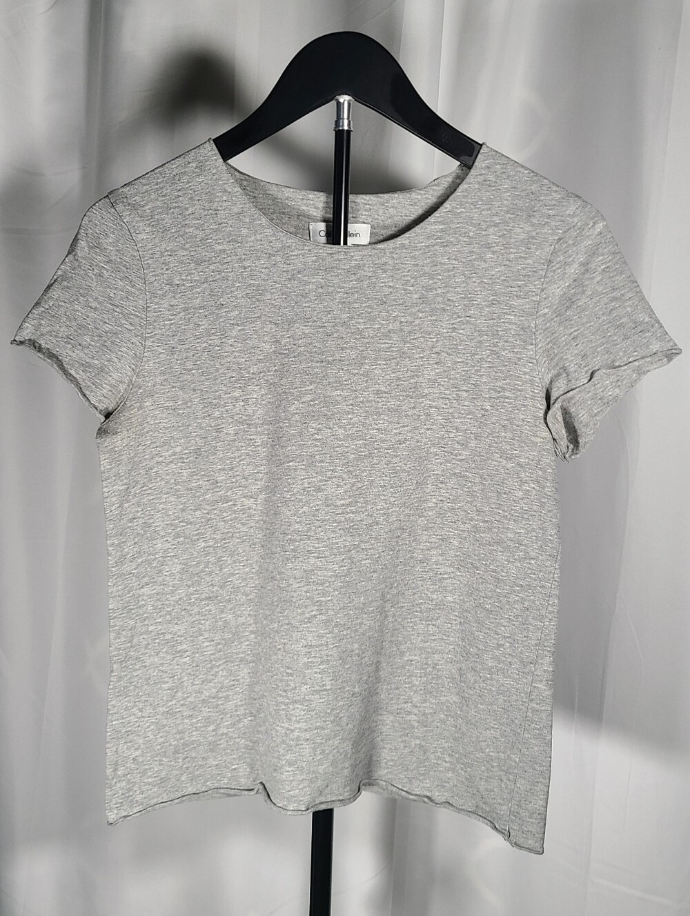 Calvin Klein Light Gray Crewneck Top